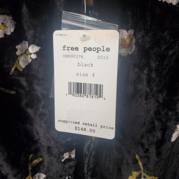 Free People Be My Baby Velvet Dress - Picture 8 of 11